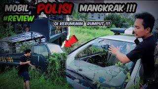 Coba lihat ‼️ Mobil Dinas Polisi mangkrak !!! tak terbengkalai !! di kelilingi rumput ..