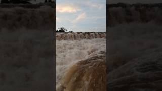 amazing massive waterfall 😯😯🏞️#shorts#waterfall