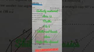 Activity material class 12 term 2 maths#skillsandbasicsideas#shorts#subscribe#subscribe#projects#sub