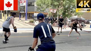 THE STREET HOCKEY TOURNAMENT 2022 CANADA [ PLAY ON ! 4 ON 4 ] || CALGARY,ALBERTA