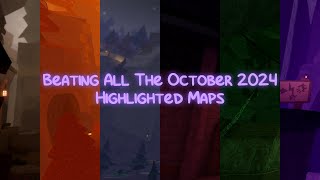 Flood Escape 2 - Beating All October 2024 Highlighted Maps