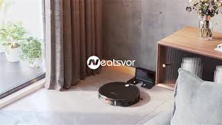 🔴 NEATSVOR X520 Robot Vacuum Cleaner 6000PA Poweful Suction 3in1 dry wet mopping cleaning robot