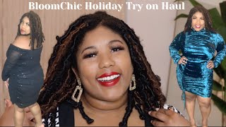 Plus Size Holiday Clothing Haul | BloomChic | Curvy Friendly Clothing Haul