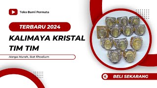 Model Cincin Terbaru 2024 - Batu Akik Kalimaya Kristal Tim Tim