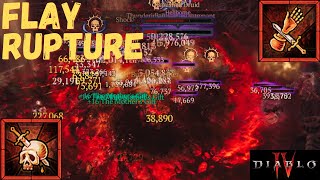 Diablo 4 - Season 5 Flay Rupture Barbarian Build & Infernal Horde Tier 7 Clear