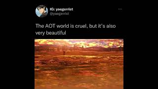 The AOT world is Cruel, but it's also very beautiful😍|| Anime Shorts 🔥|| Attack on Titan