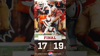 how did thr 49ers loose the browns #NFL #nflseason #shortsfeed #fyp