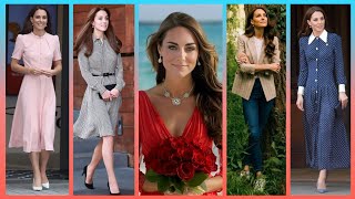 Top Blouse Design trending Prince Walliam Princess Catherine of Wales Dresses style ideas of Wales