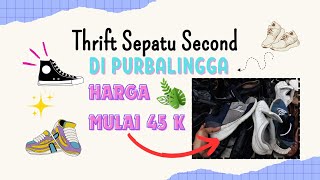 Cek Lapak Spatu Second Di Purbalingga 2024 || THRIFT Sepatu Second Murah Di Banyumas