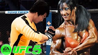 🐲 UFC5 Bruce Lee vs. Strong woman UFC 5 - Super Fight 🐲