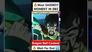 🔥Most Brutal And Saddest Moment💯 In Dragon Ball #dbs #anime #like #comics #goku #manga #vegeta #dbz