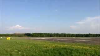 First Solo Landing on Cessna 150 - instructor's view