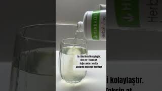 Ödem ve Toksinler den kurtulmak istermisiniz ? Herbalife Aloevera suyu