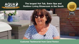 Carol discusses her experience buying a hot tub from Aqua Warehouse in Essex