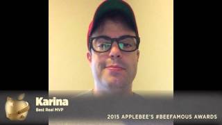 2015 #Applebees #BeeFamous Awards - Best Real MVP