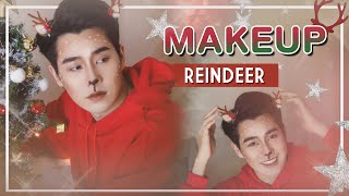 MAKEUP 🎄 Christmas 2021 | Reindeer  🦌  กลายร่างเป็นเจ้ากวางน้อยเรนเดียร์ | PETCHPIGZ