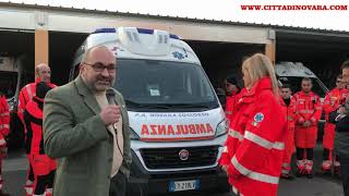 L'ambulanza rubata rientra alla Novara Soccorso riparata grazie ad un aronese