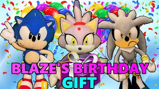 Sonic Plush - Blaze's Birthday Gift!