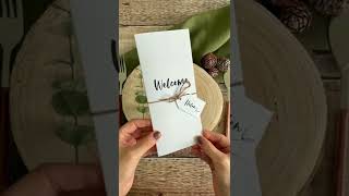 Fun Wedding Menu Ideas