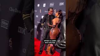 Offset and Cardi B showing out on the RED Carpet