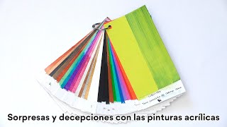 Analizando pinturas acrílicas 🖌️ Sorpresas y decepciones 🤩😡 ¿Nos engañan las marcas? 🤔