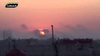 Syria   Heavy Shelling Since Early Morning on East Ghouta by Dictator Assad Army 3 April 13