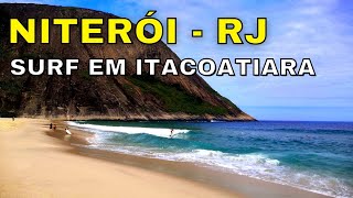 [CAMINHANDO / WALKING] Praia de Itacoatiara (Mar Agitado e Surf) - Niterói - RJ (26/04/2021)