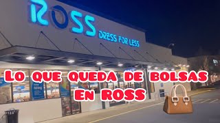 Qué bolsas quedan en Ross? (Mi primer video)