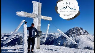 Gerstinger Joch 2035m und Großer Tanzkogel 2097m von Aschau Kitzbüheler Alpen Brixental Skitour