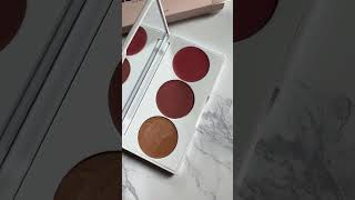 Jones Road Beauty Holiday Lip and Cheek Palette in Golden Pink with Swatches #shorts