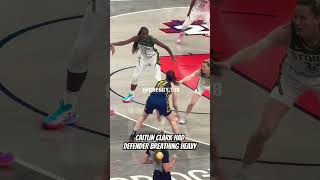 Caitlin Clark had defender gasping for air #caitlinclark #basketball #wnba