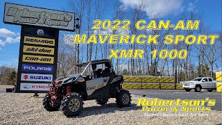 2022 CAN-AM MAVERICK SPORT XMR 1000  walk around, features and accessories!