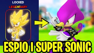 SUPER SONIC I ESPIO THE CHAMELEON W SONIC SPEED SIMULATOR!?