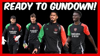 Saka, Calafiori, Rice, Sterling HAPPY & Ready in Training! Atalanta v Arsenal UCL Highlights