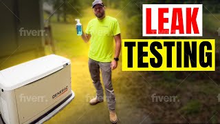 Leak Testing Your Generac Generator Gas Line Like a Pro!