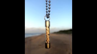 Sand in a Bottle - Pendant Made From a Fuse!