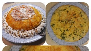 اسهل طورطية اندلسية اسبانية بالبطاطس😋deliciosa tortilla de patata andaluza rellena