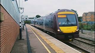 EMR Regional 170505 departing Peterborough Station platform 7 to Lincoln Central via Spalding.