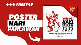 Cara Membuat Poster Hari Pahlawan di PixelLab | Free PLP