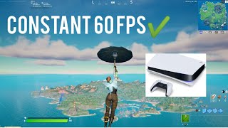 Constant 60 fps at PS5 - Fortnite graphics test