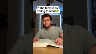 “The Bible is so boring to read🤢” #jesus