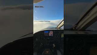 INCREDIBLE Cloud Flying!!! From the Cockpit 👨‍✈️👩‍✈️ #pilotlife #aviation #cessna