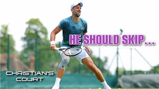 Novak Djokovic SHOULD NOT play Wimbledon 2024…