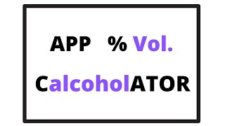 Aplikacja APP - Obliczanie zawartości alkoholu (wino, piwo,  likiery itp.) - Wersja pełna