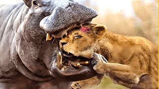 Lion Messed with the Wrong Animal