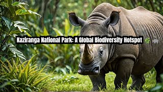 Kaziranga National Park: A Global Biodiversity Hotspot 🌿🦏#KazirangaNationalPark#Biodiversity