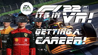 F1 22 VR | Career Mode Part 2 (Live)