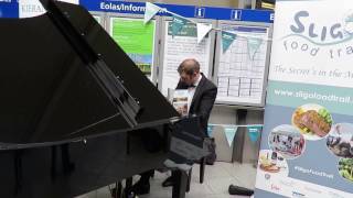 Sligo's Kieran Quinn Serenades Commuters in Dublin's Connolly Station