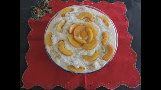 MELHOR RECEITA DE PAVE DE PÊSSEGO / ÓTIMA PARA NATAL