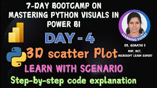 Master Power BI Python Visuals: Day 4 - 3D Scatter Plot Bootcamp